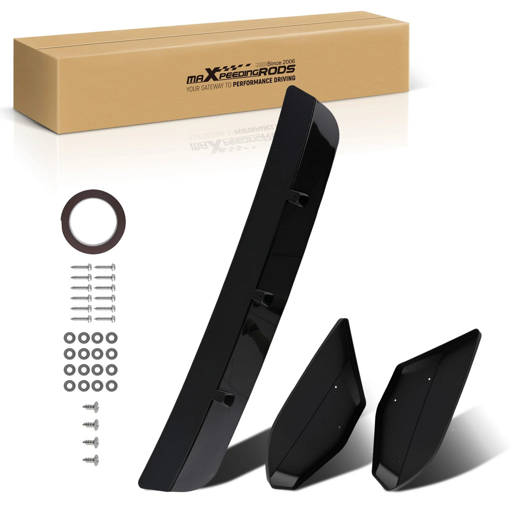 Front Splitter Spoiler Lip for BMW X3M X4M Competition (2019–2022) F97 F98 Gloss Black