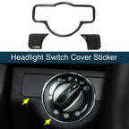 Headlight Switch Cover Stickers for Mercedes-Benz A B C E G Class CLA (2013-2023)