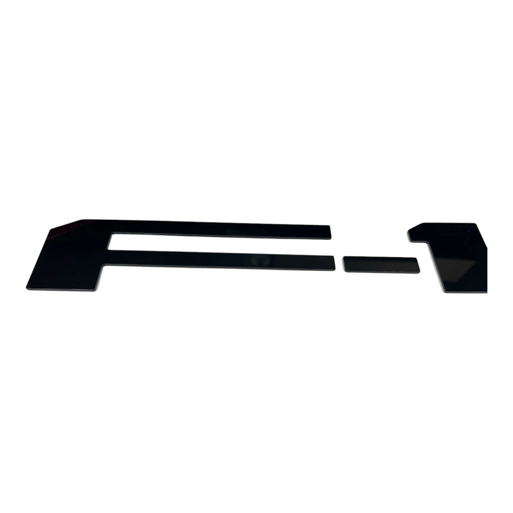 Gloss Black Pro-Access Tailgate Letter Inserts for 2024-2025 Ford F-150