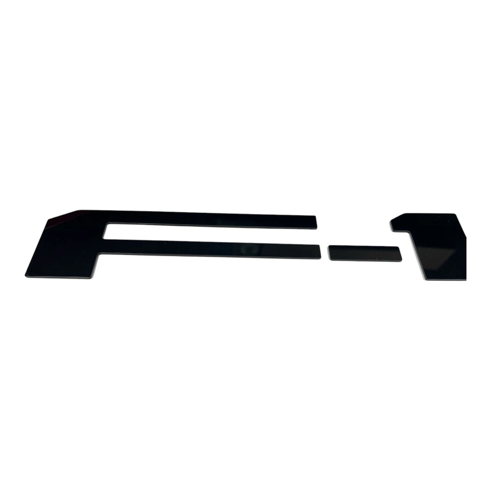 Gloss Black Pro-Access Tailgate Letter Inserts for 2024-2025 Ford F-150