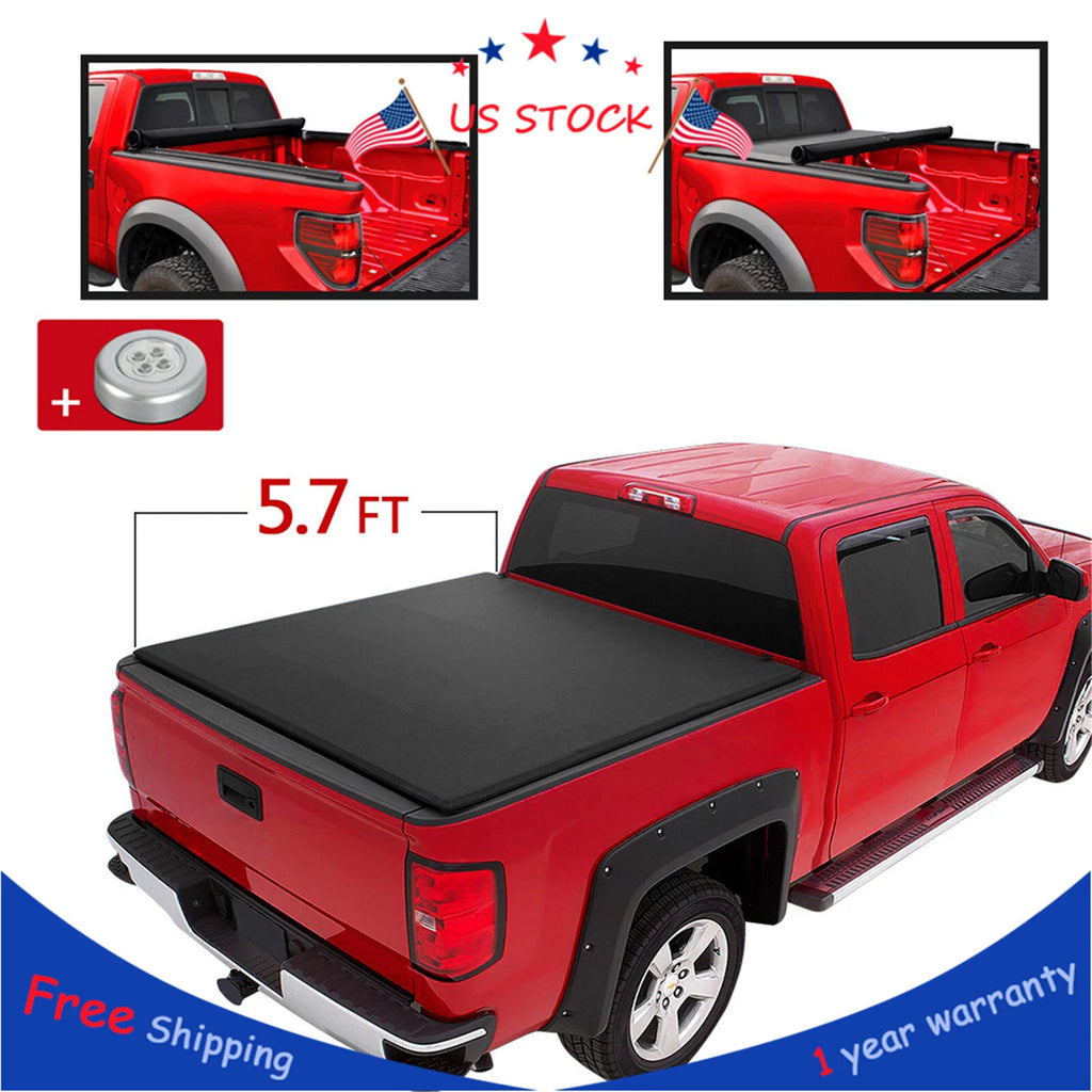 Soft Roll-Up Tonneau Cover for Ram 1500 2500 3500 (2009–2021)
