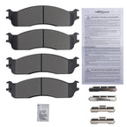 Set of 4 Front Brake Pads Kit for Dodge Ram 1500 (2006–2008) Ram 2500 3500 (2003–2008) P965