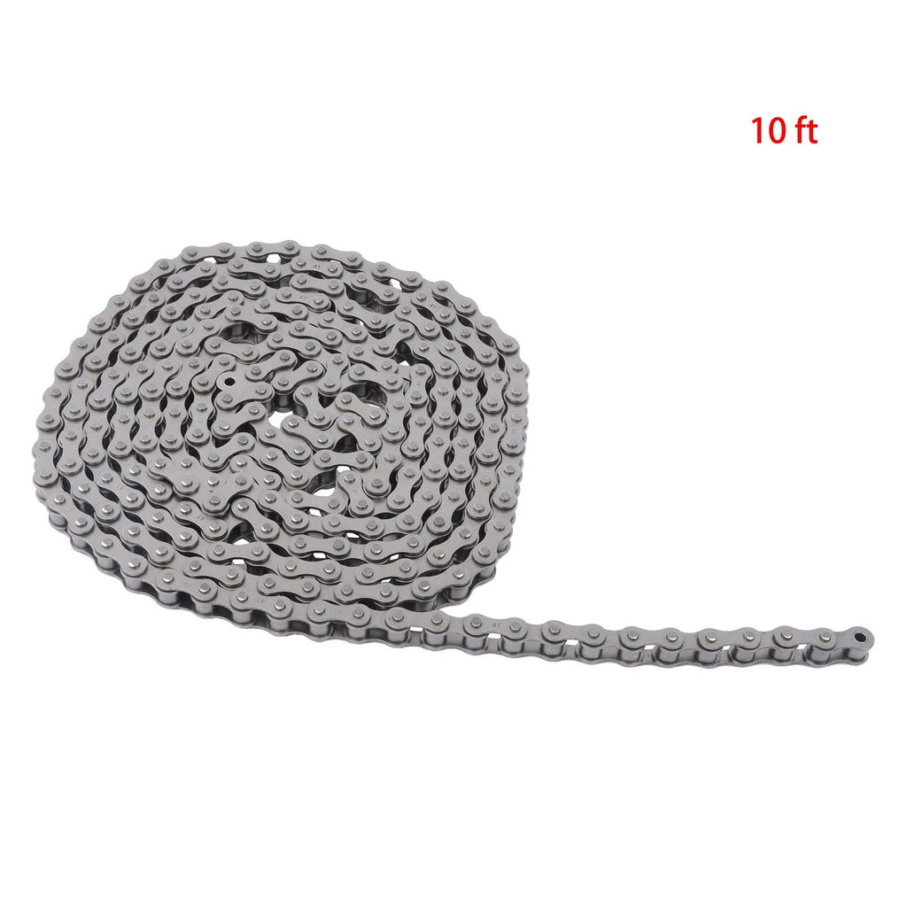Roller Chain Set of 10 Feet with 2 Connecting Links
