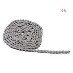 Roller Chain Set of 10 Feet with 2 Connecting Links