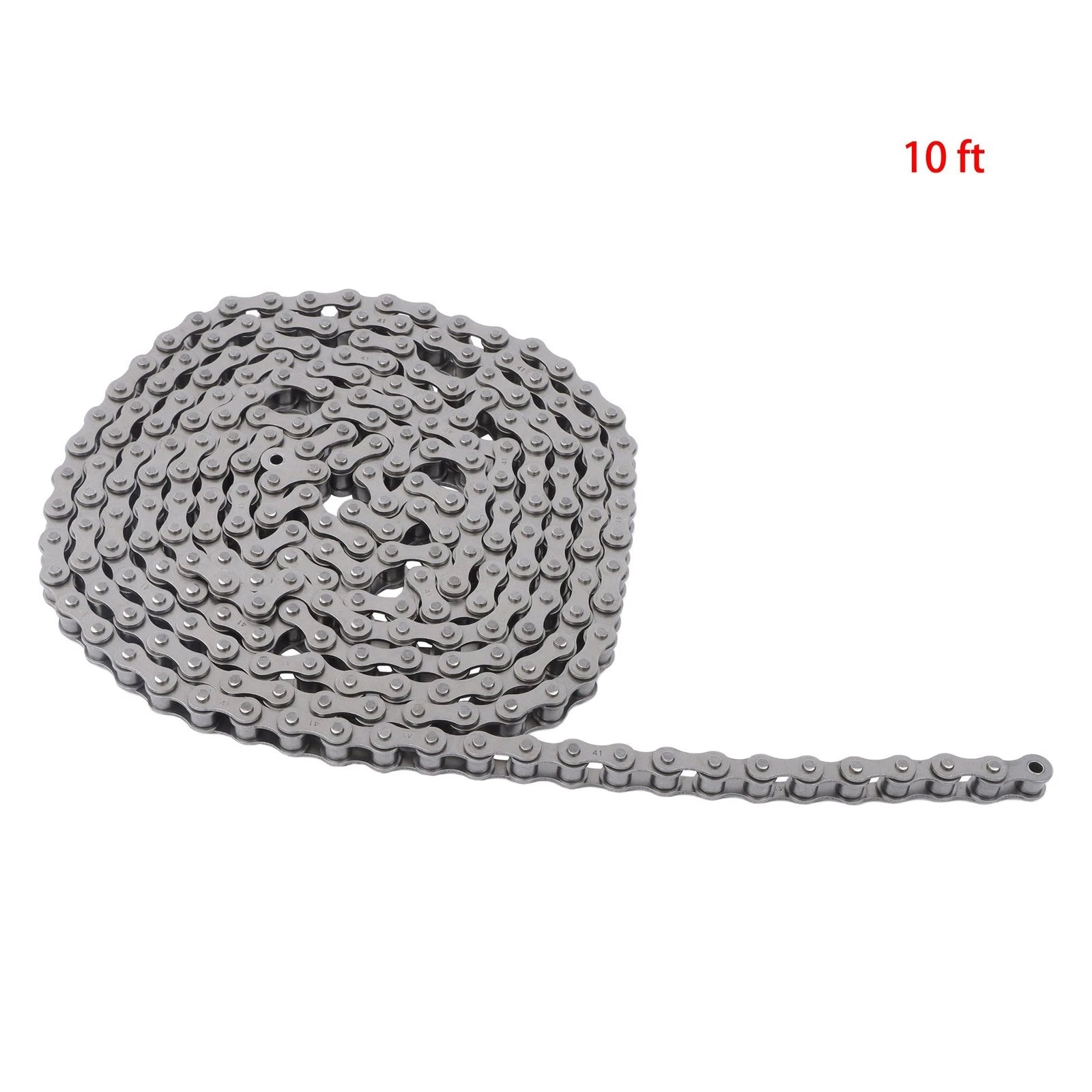 Roller Chain Set of 10 Feet with 2 Connecting Links