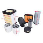Filter Service Kit for Bobcat S450 S510 S530 S550 S570 S590 T450 T550 T590 T630