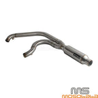 Exhaust System Kit for Harley Dyna Fat Bob Low Rider 06-17
