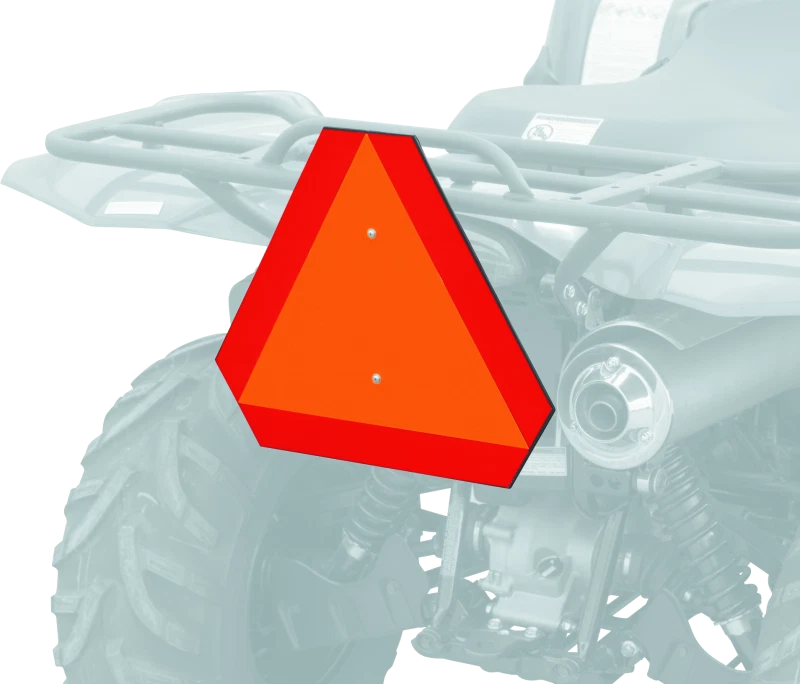 Safety Emblem for ATV (QuadBoss) - Orange