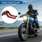 Adjustable Brake Clutch Levers for Honda X11 (1999–2002) Solid Red