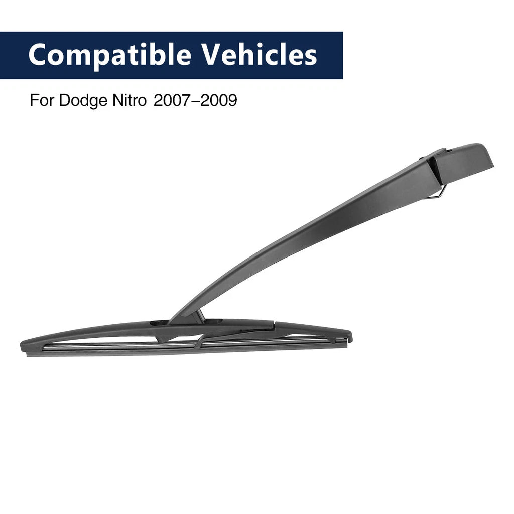 Rear Windshield Wiper Blade Arm Set for Dodge Nitro (2007–2009)
