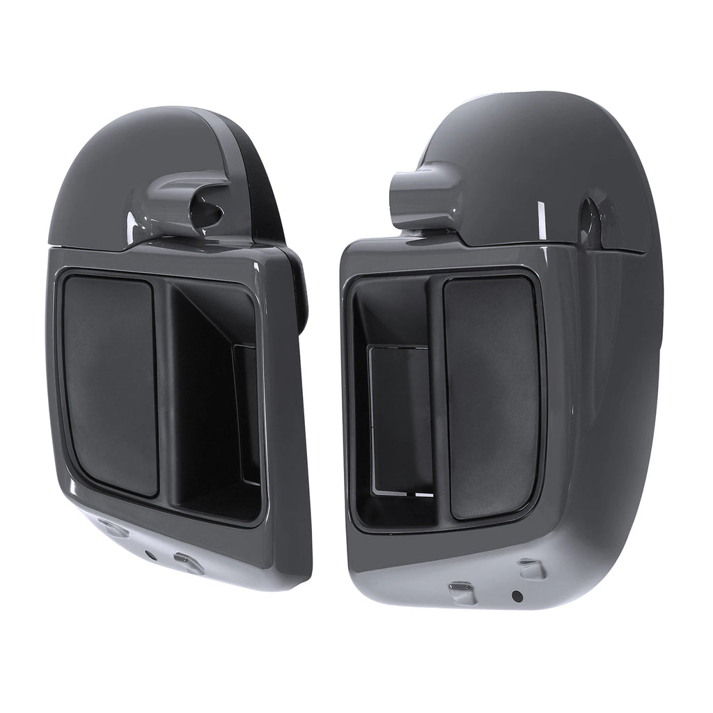 Lower Vented Fairings for Harley CVO Road Street Glide (2014–2024) Gunship Gray