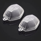 2X Turn Signal Indicator Light Lens for Suzuki SV650 N/S (2003–2016) Clear