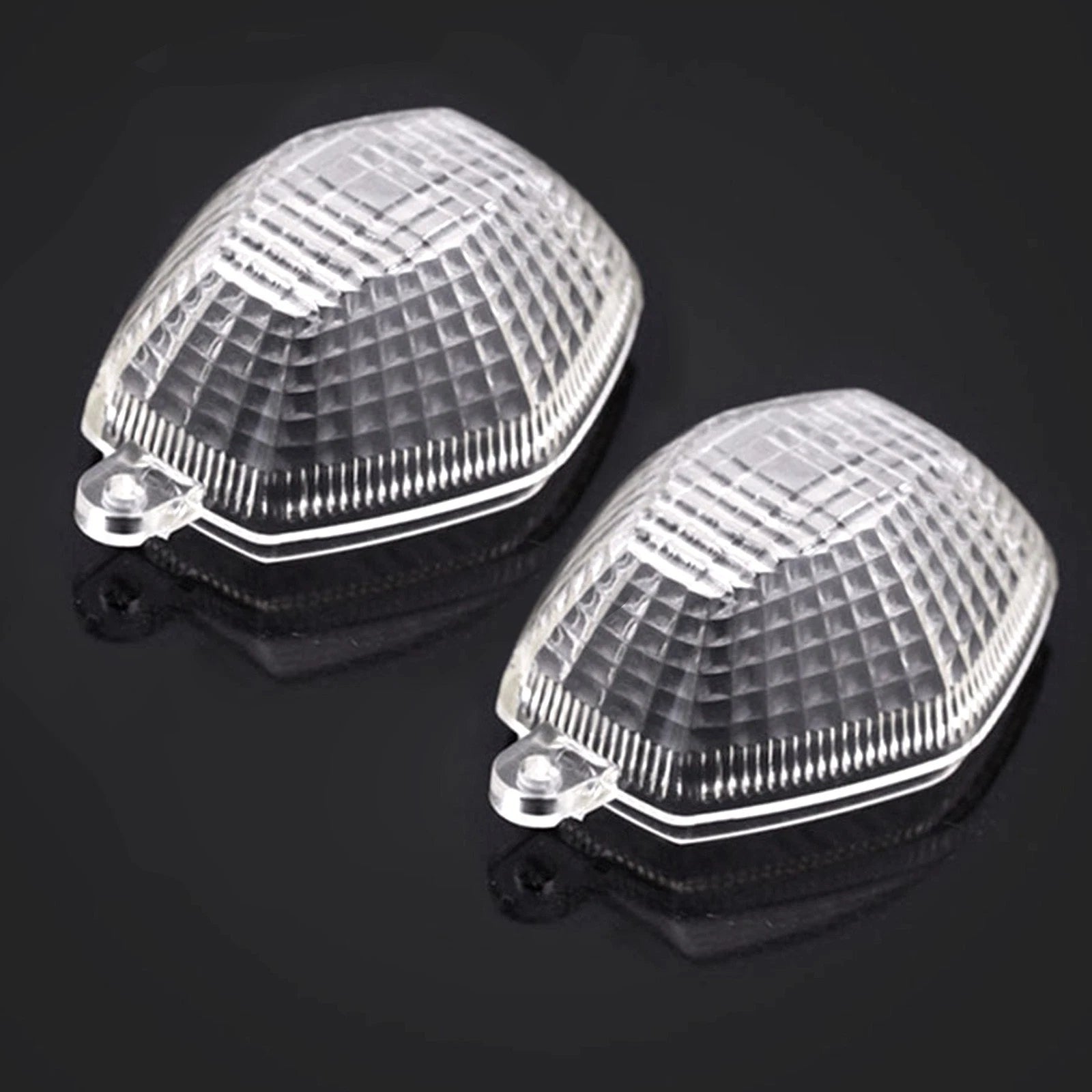 2X Turn Signal Indicator Light Lens for Suzuki SV650 N/S (2003–2016) Clear