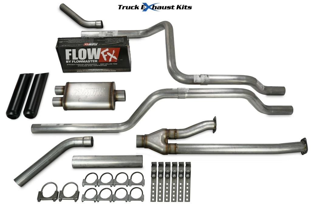 2.5" Dual Exhaust Kit for Toyota Tundra (2009–2013) Flow FX Black Tip