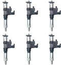 Set of 6 Fuel Injectors 095000-534 8-97602485-2 for Isuzu 4HK1 6HK1