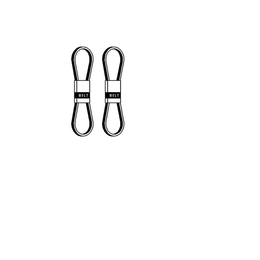 Set of 2 Fan Belts for John Deere (AR54592, AR54592-A)