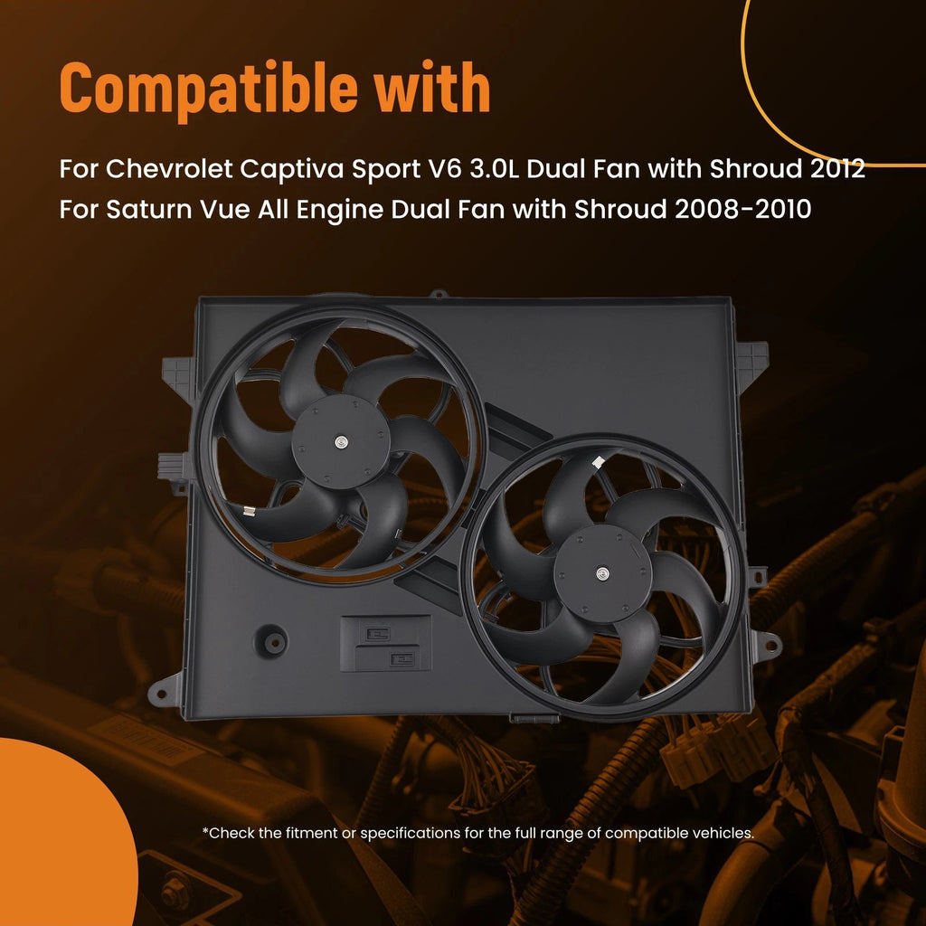 Electric Radiator Cooling Fan for Saturn Vue/Chevrolet Captiva (2008–2012) 89019136