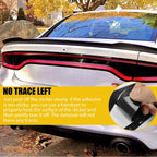Smoked Headlight Tint Overlay for Dodge Charger (2015–2021)