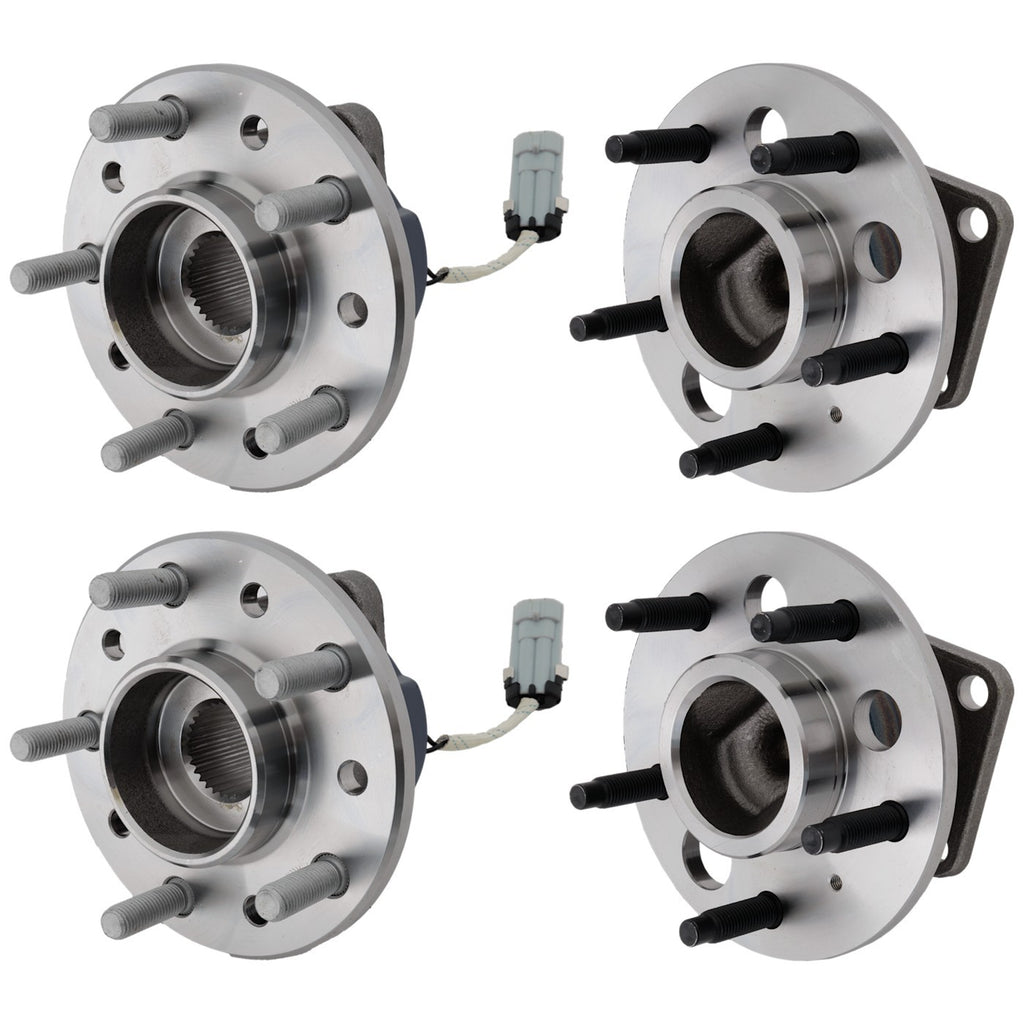 Set of 4 Wheel Hubs for Oldsmobile (W/ ABS)