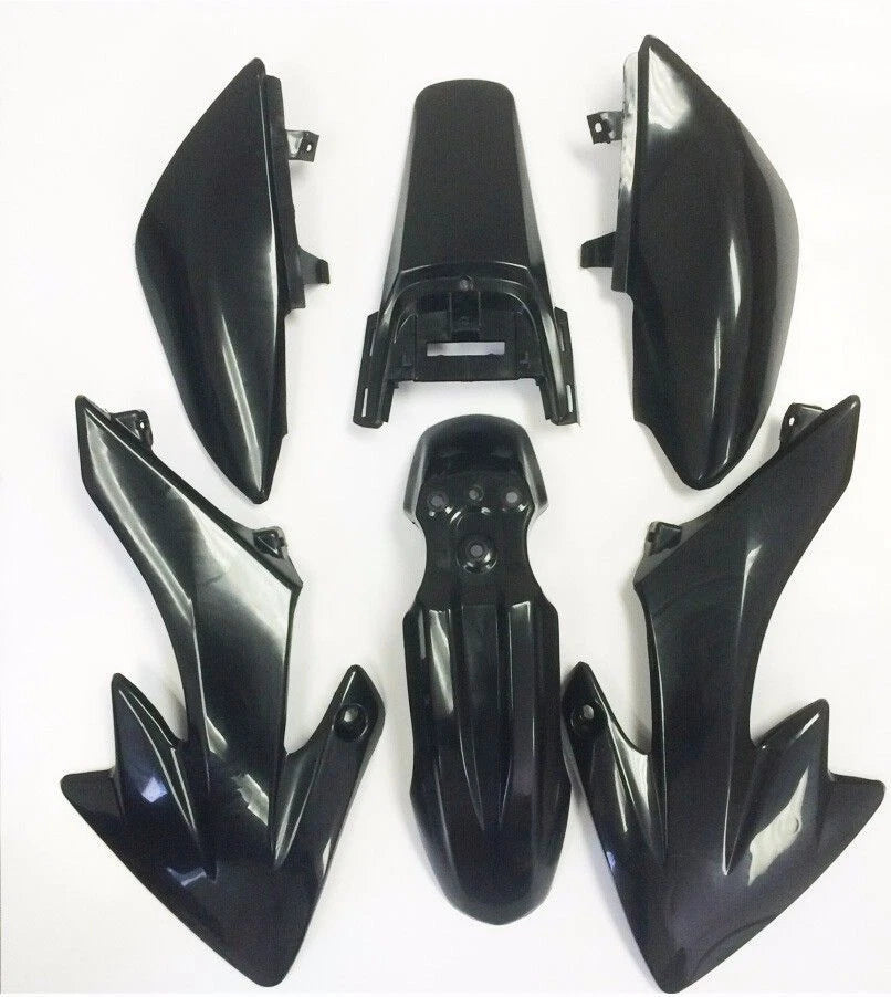 Fender Kit for Honda CRF XR XR50 CRF50 125CC Pit (Black Plastic)