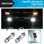 2x H3 100W LED Cree Fog Light Bulbs for BMW E46 E90 (2001–2011)