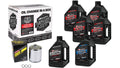 3X Oil Change Kit for Harley Twin Cam (1999–2023) - 20W50 Synthetic, Chrome