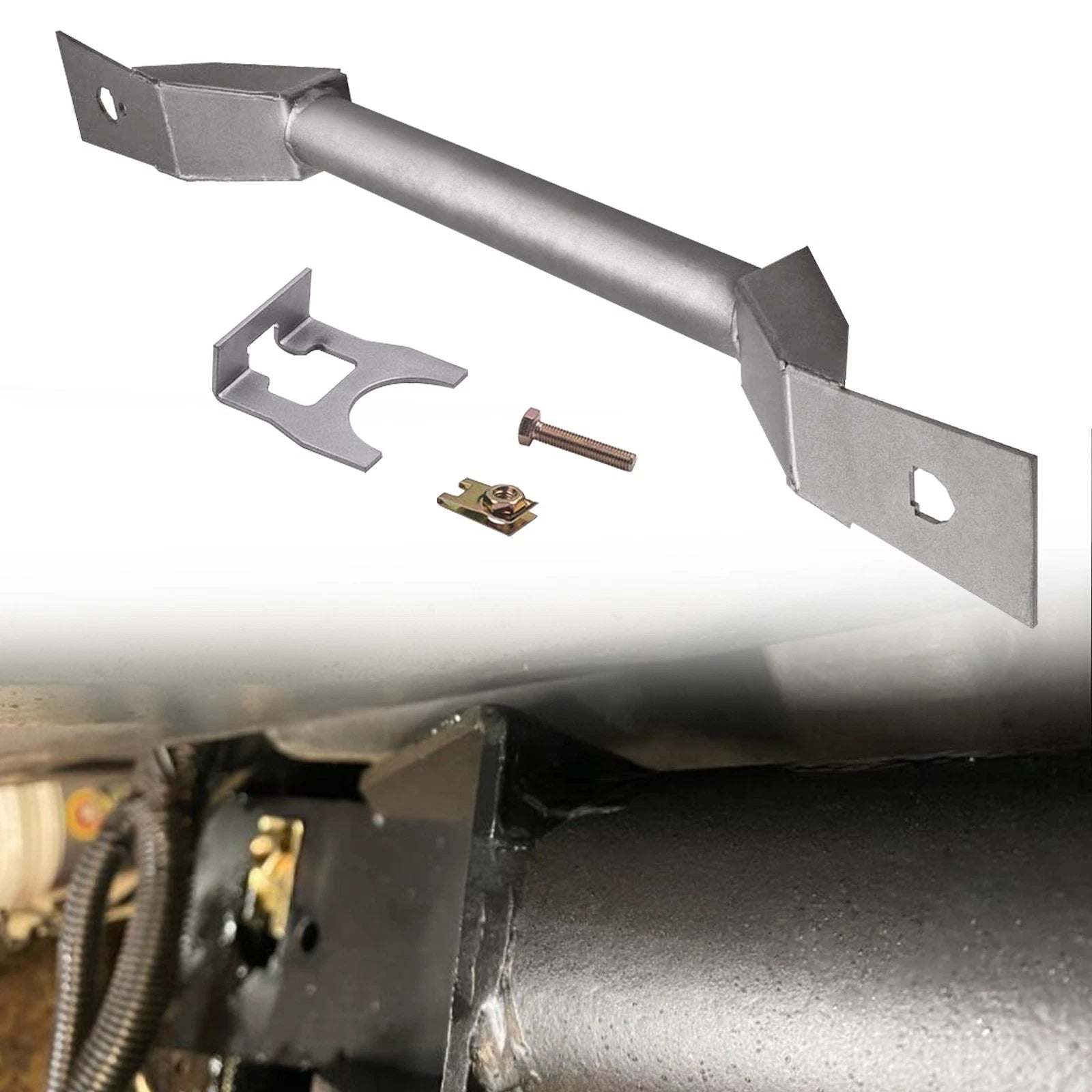 Heavy Duty Front Fuel Tank Support Kit for Chevy Silverado GMC Sierra