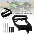 Front Sprocket Cover Chain Guard for Kawasaki Ninja ZX-6R (2009–2023) Black T9