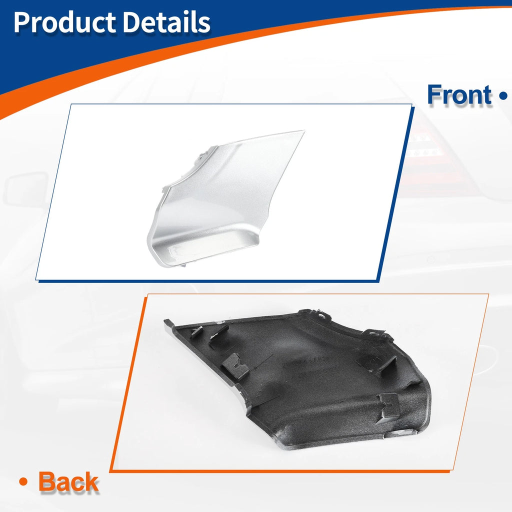 Tow Hook Cover for Mercedes-Benz CLS (2012–2018) No.A2188850326 Silver Tone