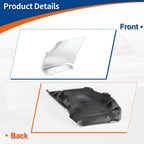 Tow Hook Cover for Mercedes-Benz CLS (2012–2018) No.A2188850326 Silver Tone