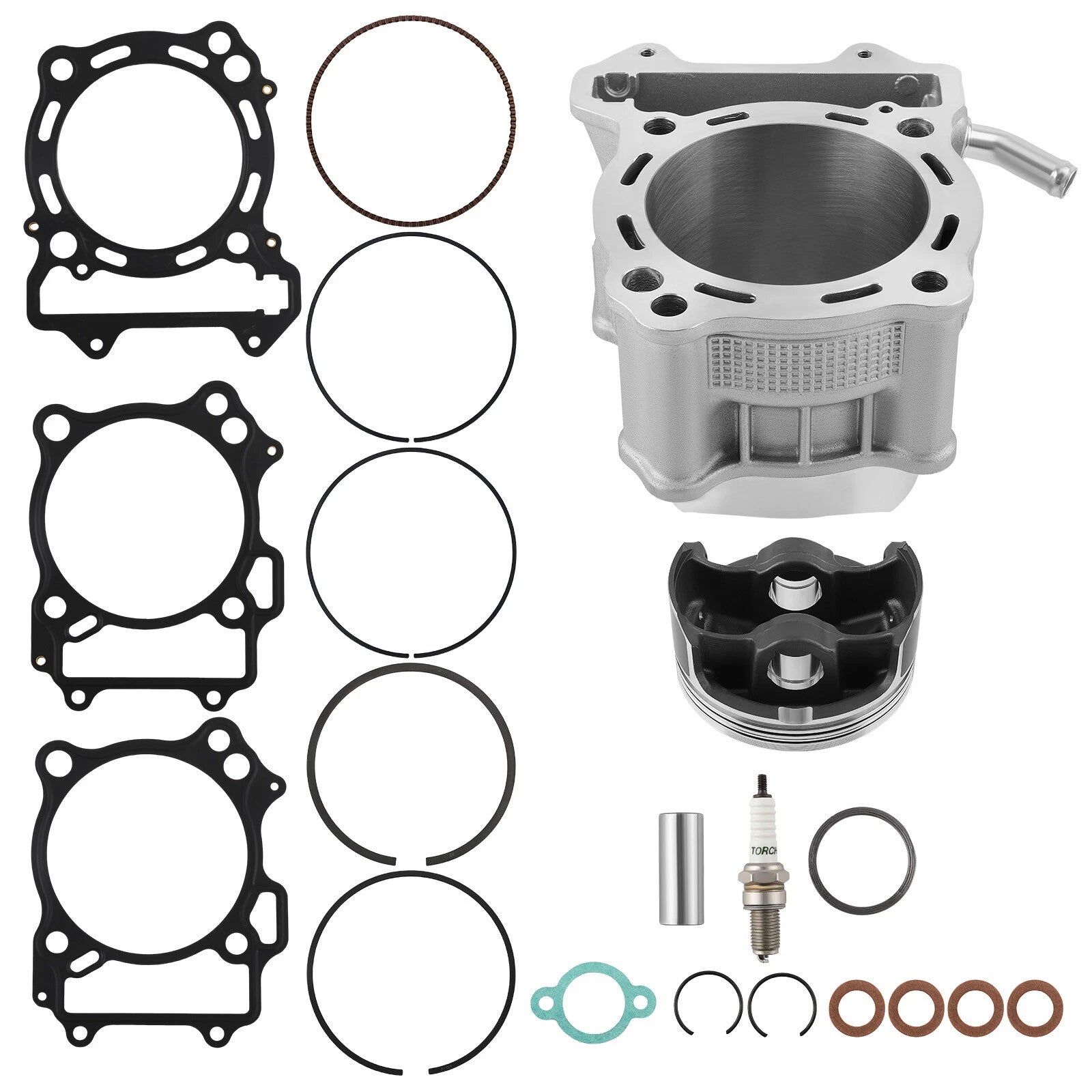 Top End Rebuild Kit with Cylinder Piston Gaskets for Suzuki LTZ400 (2003–2013)