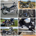 Ribbed Battery Side Panel Covers for Yamaha Virago 750 1000 1100 (1981-2007)