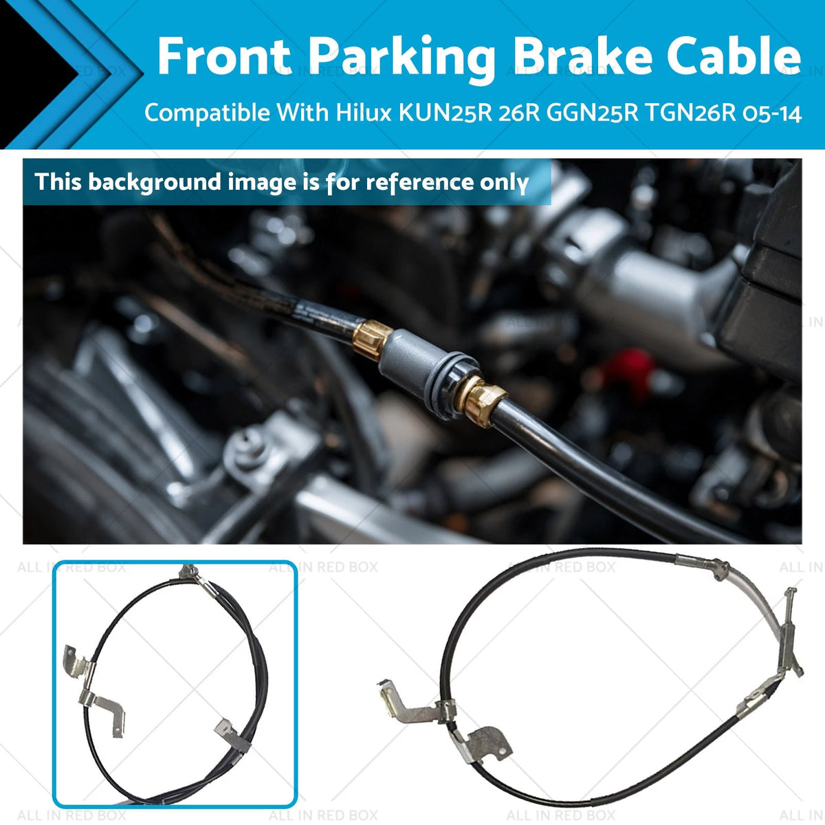 Parking Brake Cable for Toyota Hilux GGN25R KUN25R KUN26R TGN26R (2005–2015)