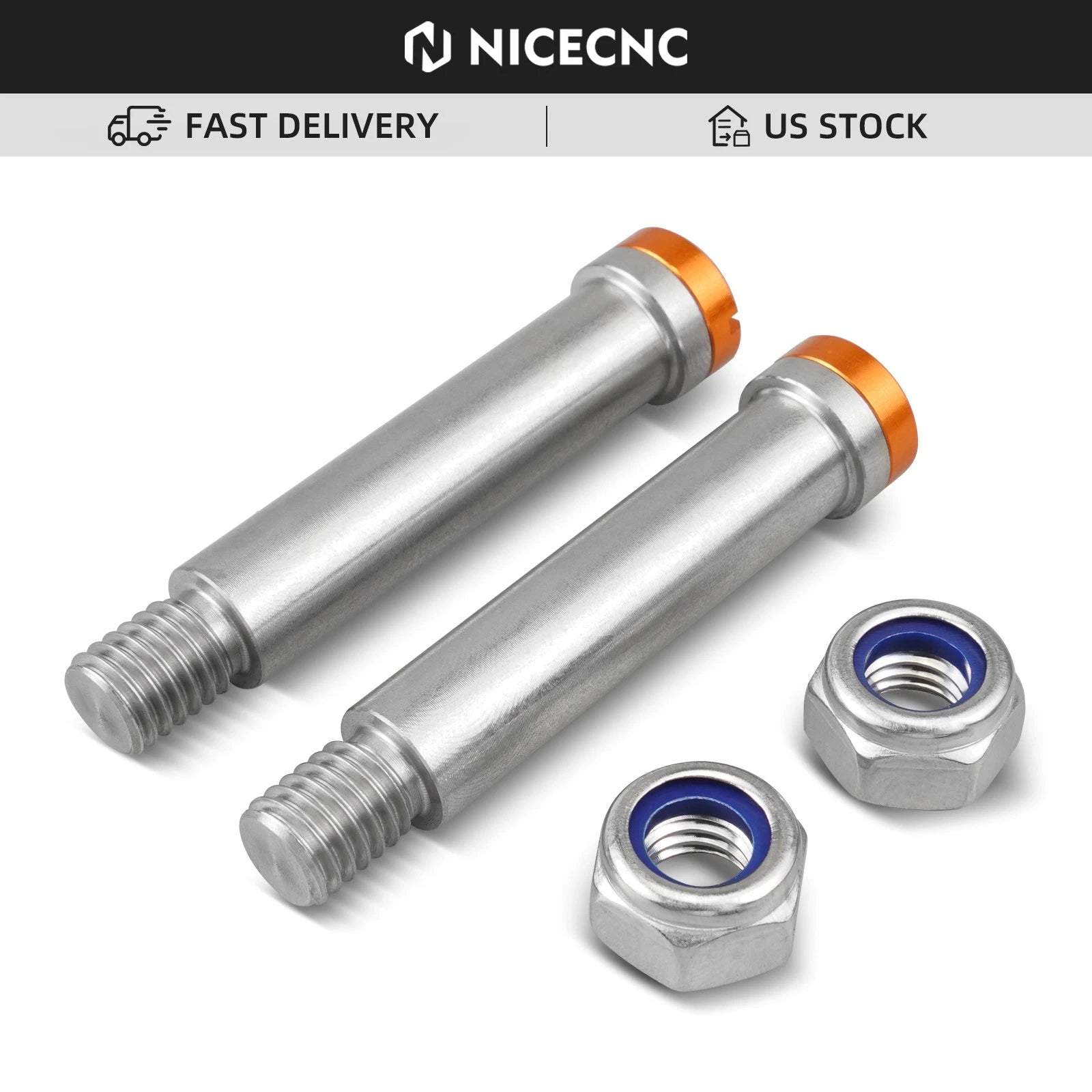 Stainless Steel Foot Peg Pins for KTM 250 300 350 450 500 530 EXC XC XCW XCF SXF (2003–2023)
