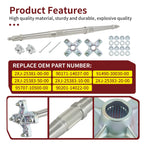 Rear Axle Shaft & Wheel Hub Kit for Yamaha Blaster YFS200 (1988–2002)