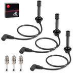 Ignition Spark Plug Wire Kit for Kawasaki Mule PROFX PROFXT PROFXR (2015–2023)