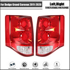 Set of 2 LED Red Lens Tail Lights for Dodge Grand Caravan (2011–2020)