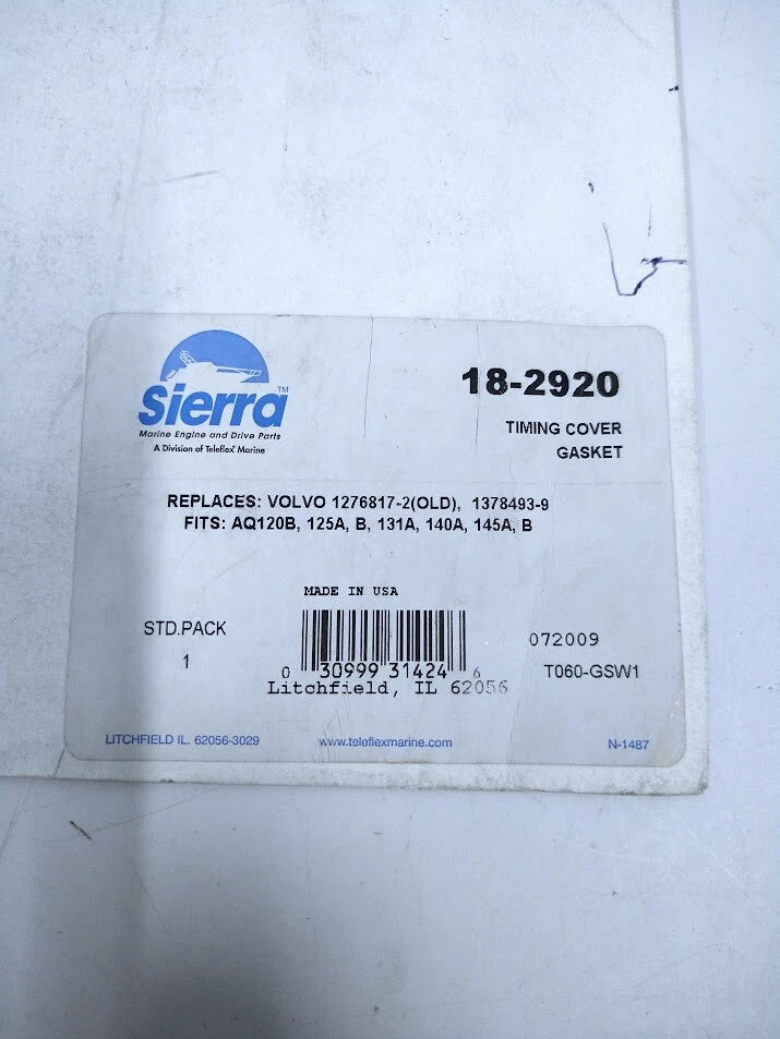 3X Timing Cover Gasket for Sierra (18-2920)