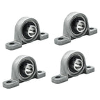 Set of 4 KP08 Pillow Block Bearings for Spherical Roller Support