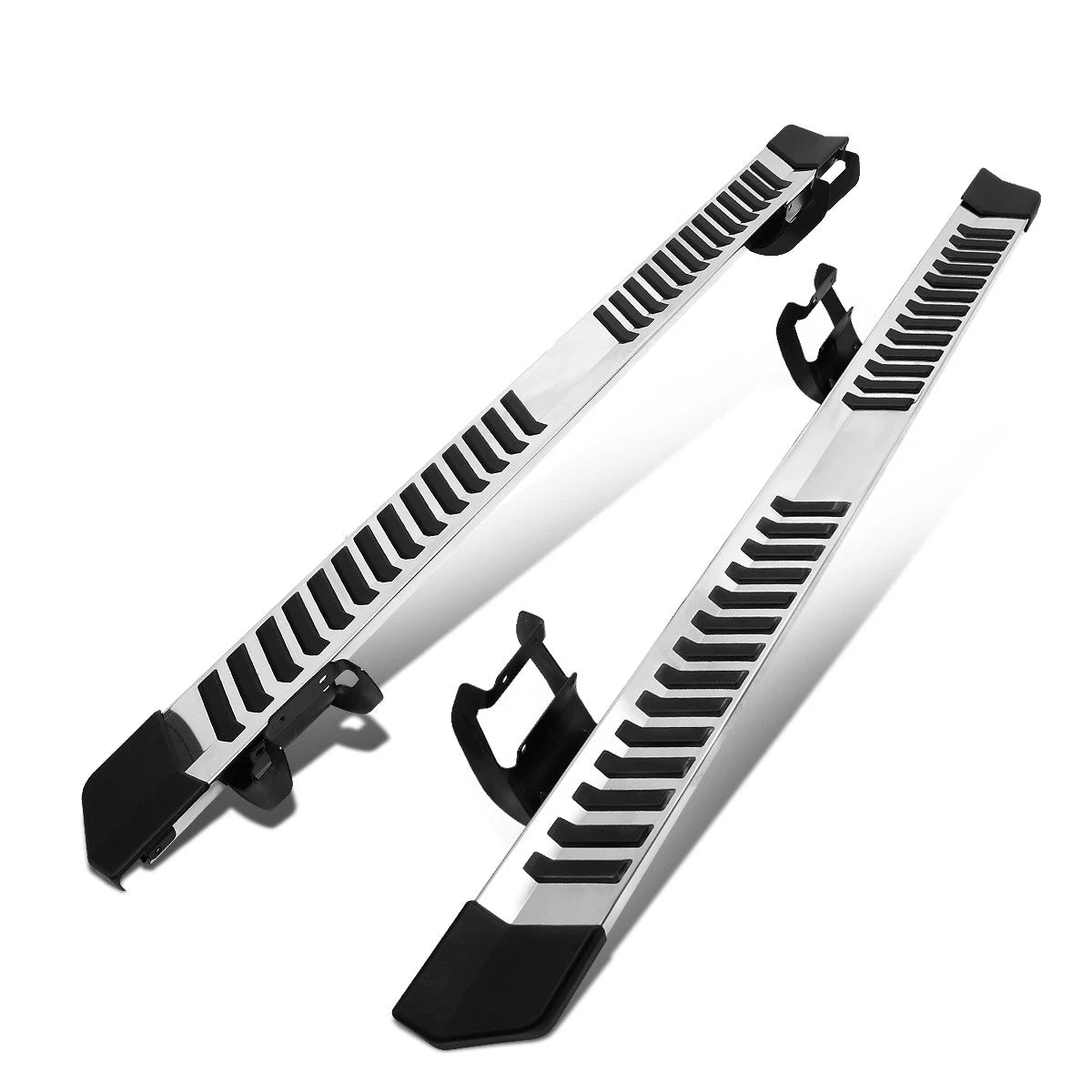 Set of 2 Stainless Steel Running Boards for Ford F150/Super Duty (2015–2020)