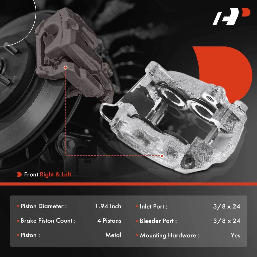 Pair Front Brake Calipers for Lincoln Continental (1965-1969)