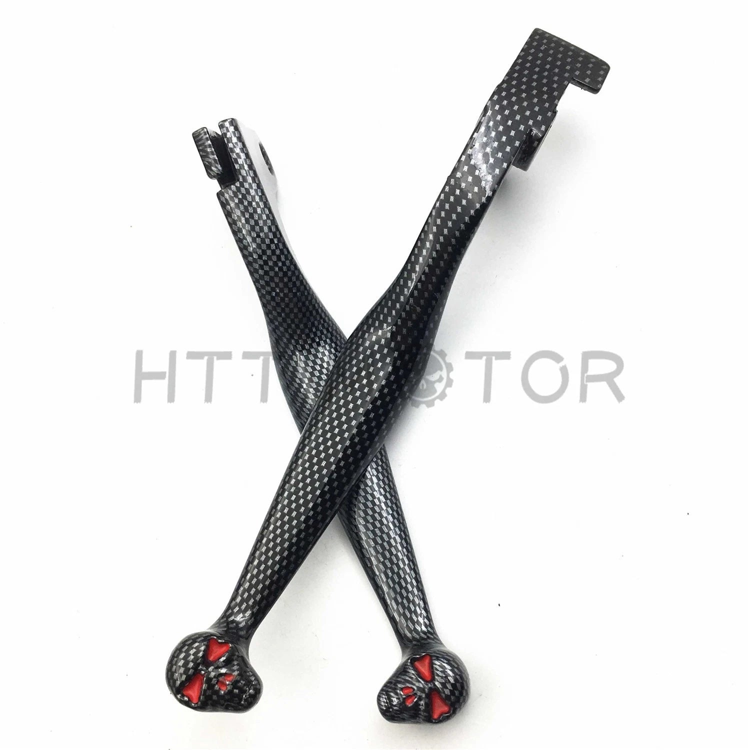 Carbon Skull Levers for Honda Shadow 600 750 1100 VTX1300 VT1300