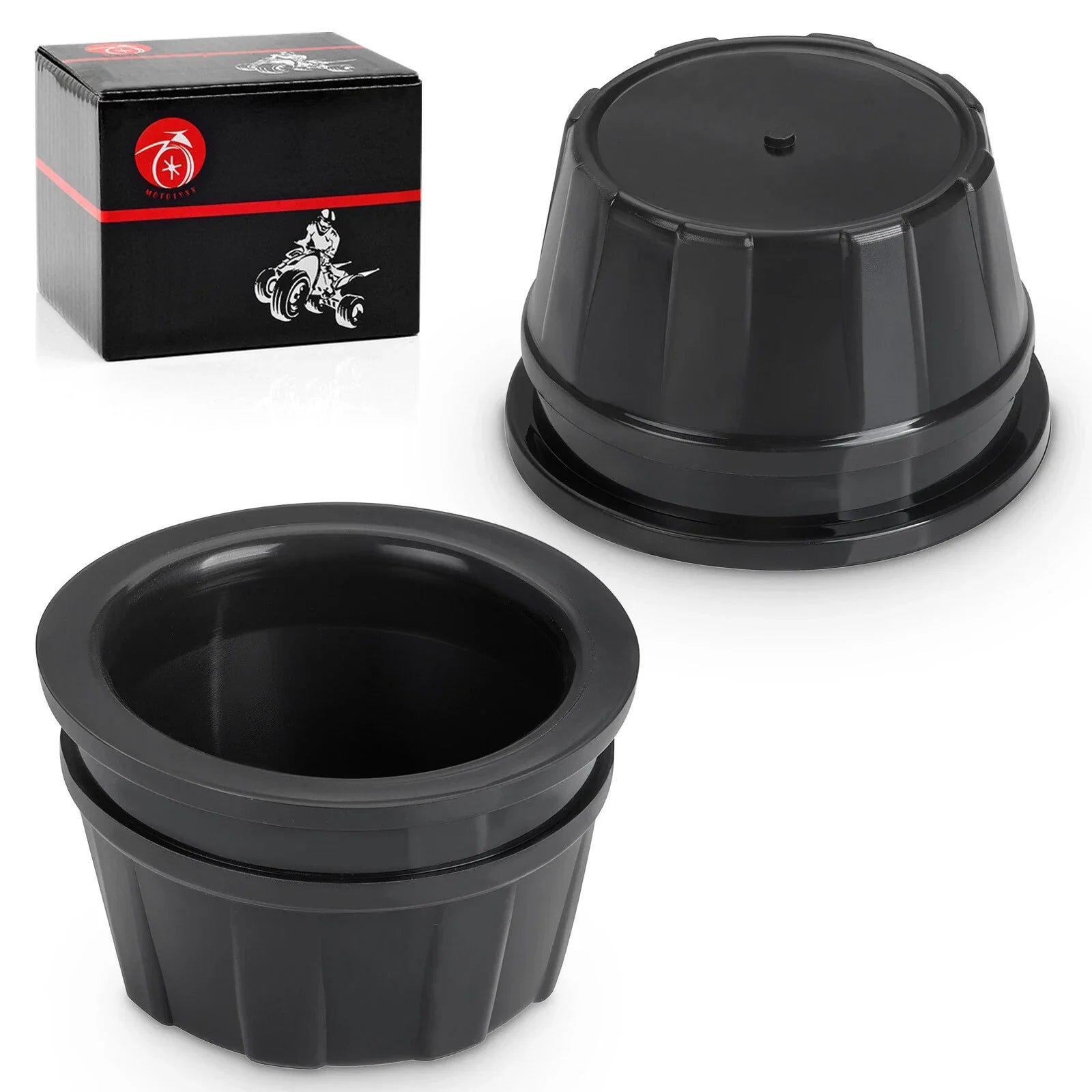 2 x Wheel Center Caps for Honda Rubicon 500 TRX500 FA FGA FPA 4x4 (2001–2011)