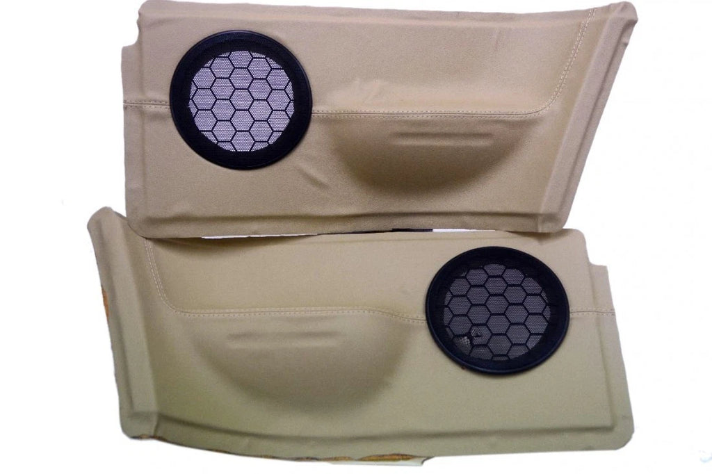 Rear Insert Door Panel for Volkswagen Beetle (1998–2006) Beige Leather Synthetic