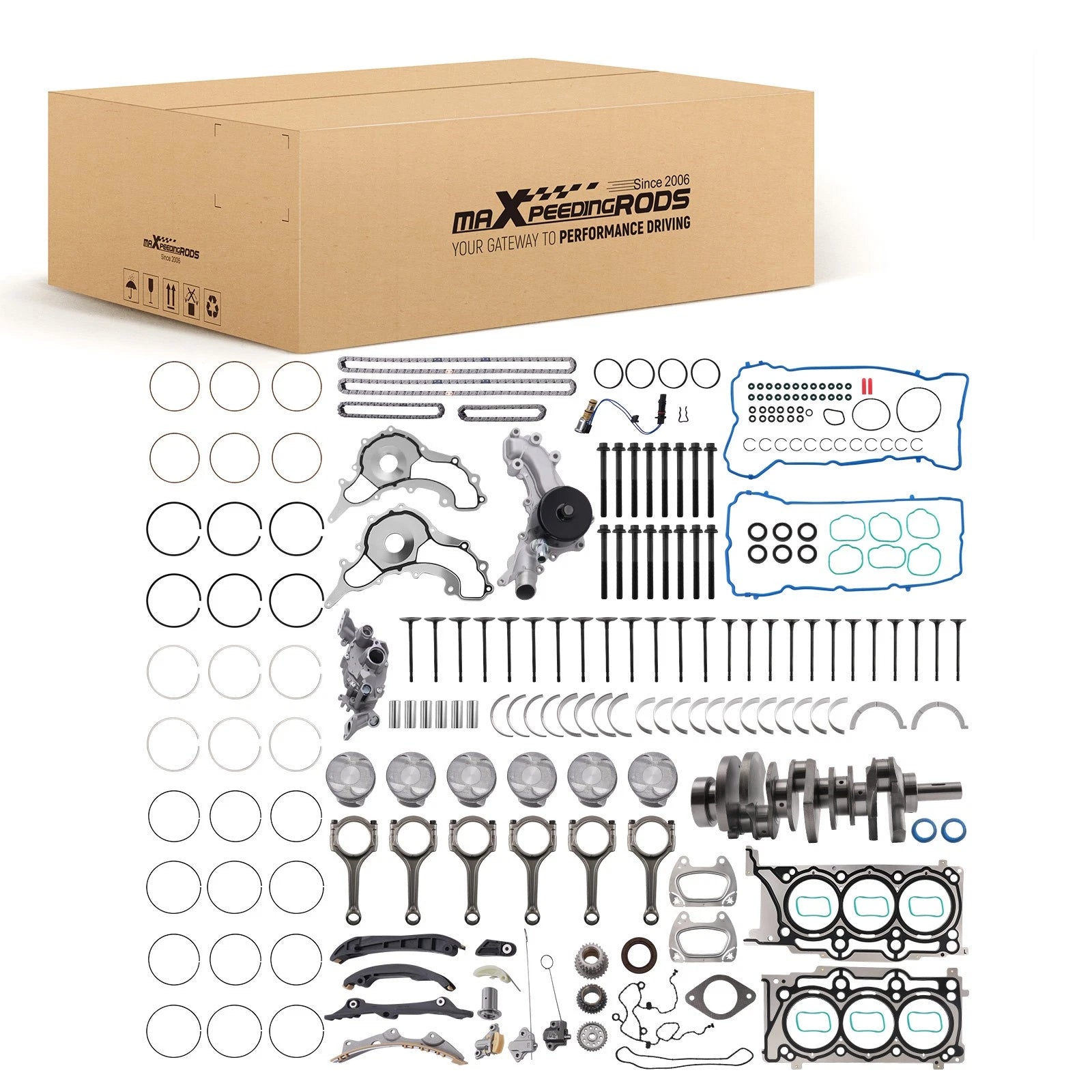 Complete Engine Rebuild Kit for Dodge Charger Challenger 3.6L ERB 2011-2016