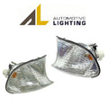 Set of 2 Turn Signal Lights for BMW E46 (1998–2006) AL OEM White Lens