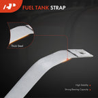 2X Steel Fuel Tank Straps for Ford Thunderbird (1980–1997)