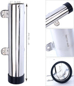 2Pcs Stainless Steel Side Mounted Fishing Rod Holder with Weld Brackets