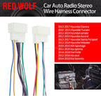 Radio Replace Wire Harness & Antenna Adapter for Hyundai Elantra Santa Fe (2013–2017)