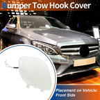 Front Car Bumper Tow Hook Cover for Mercedes-Benz (2019-2023) Diamond White